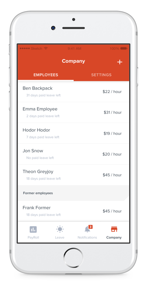 Payroll for Horticulture